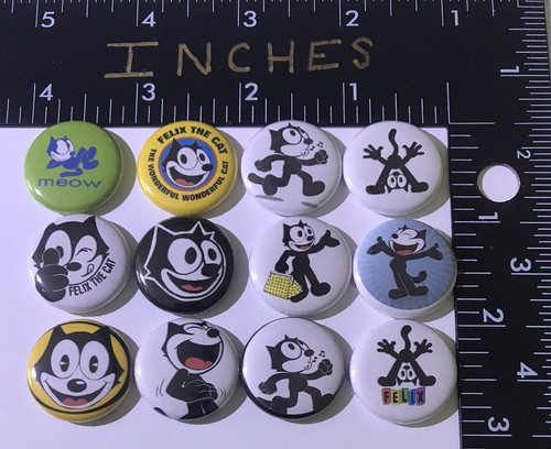 Felix the cat pin set - felix,