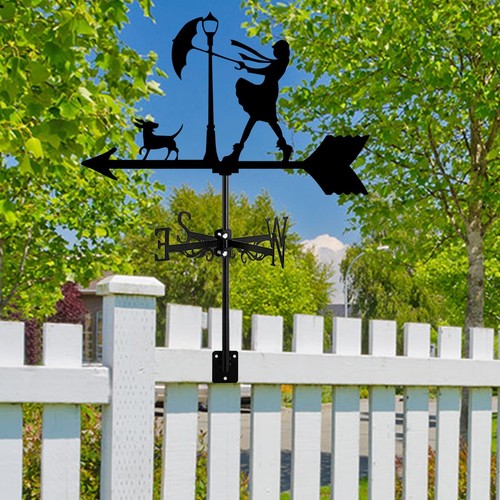 Metal weathervane retro - metal,