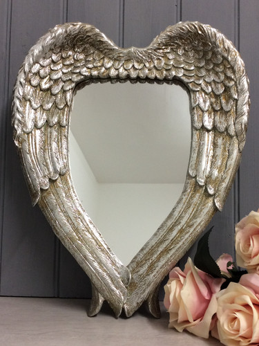 Seconds large heart feather - seconds,