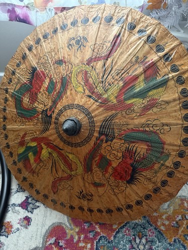 Antique chinese dragon paper - chinese,