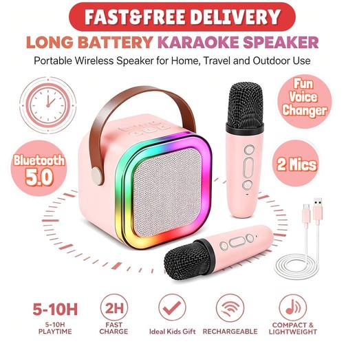 Mini karaoke machine kids with - karaoke,