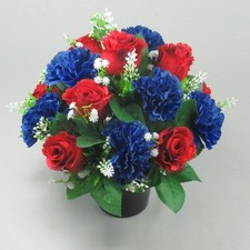 Artificial silk flowers