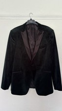 Dark Green Velvet Blazer