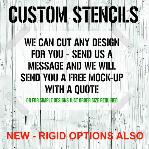 Custom stencils template fully - stencils,