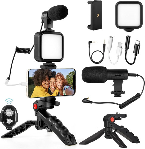 Vlogging kit with mic - vlogging,