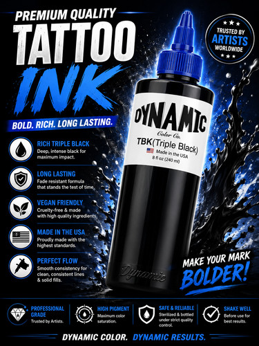 Dynamic triple black tattoo - dynamic,