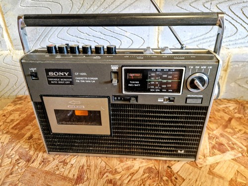Sony 420l vintage 1978 - cf-420l,