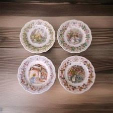Bramley Hedge  - Four Seasons Gift Collection Plates from Royal Doulton