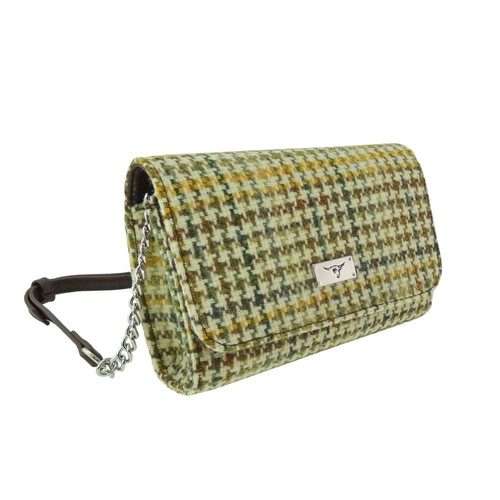 Harris tweed strathy wallet - tweed,