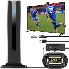 TV Aerial Digital Indoor TV Aerial for Smart TV with Signal Booster TV Antenna