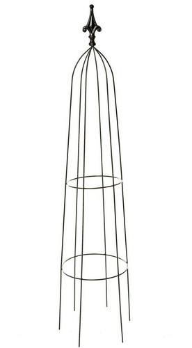 Metal garden obelisk climbing - garden,
