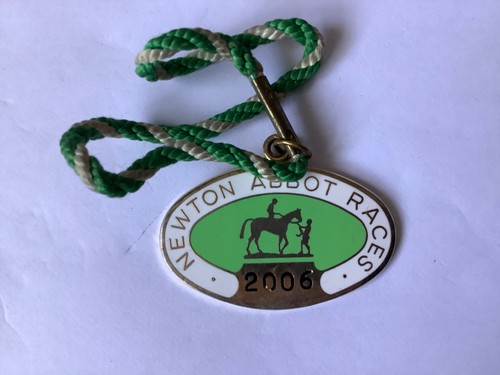 Horse racing members enamel - racing,