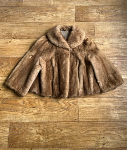 Vintage women brown - mink, fur