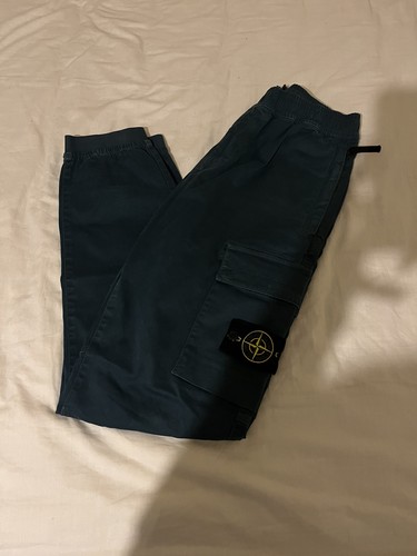 Stone island petrol cuffed - island,