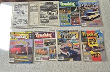 Truckin' Magazine - 1976 - 1990, Lot Of 9 - Damaged Lot - Vans, Vintage, Rare 