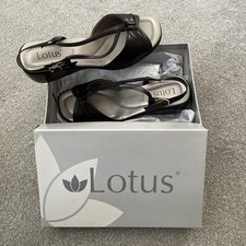 Lotus Womens Sandals Black