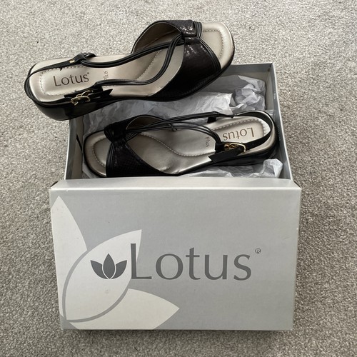 Lotus womens sandals - womens, black