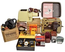 Bundle Of Vintage Photography Movie Camera Equipment Kodak View Master SPARES