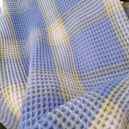 Vintage welsh wool honeycomb - vintage,