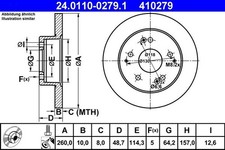 Brake Disc For Honda CIVIC