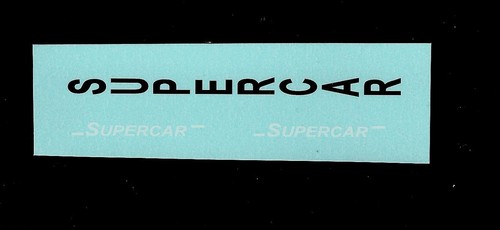 Budgie 272 supercar - budgie,