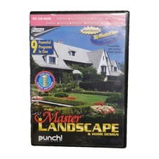 Master Landscape Gardener & Home Design Punch (PC CD-ROM) 
