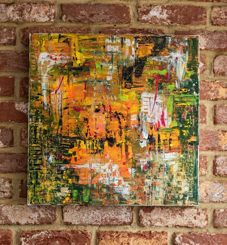 Abstract painting acrylic - abstract, on