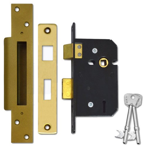 Willenhall sashlock 64mm - willenhall, pb