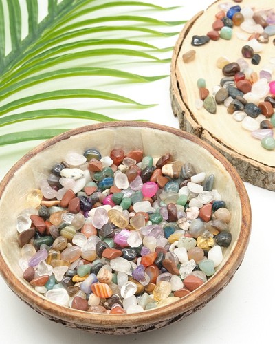 Small tiny various crystals - tiny,