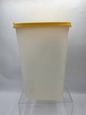 Tupperware Store & Pour Cereal Container Orange Lid 2.9 Litres Vintage 