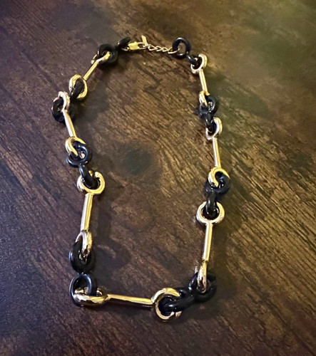 Zara chunky black gold - black, &