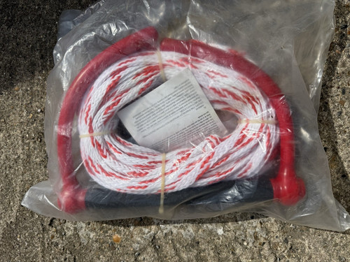 Water ski tow rope handle - rope,