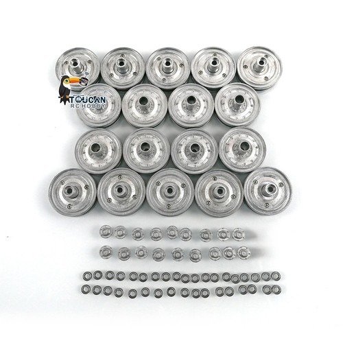 Metal road wheels for 16 - for, 1/16
