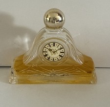 Vintage1980s Avon Perfume TIMELESS Cologne Mantle Clock Novelty Bottle