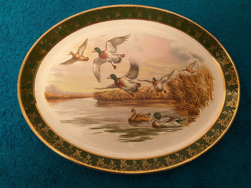 Vintage oval platter weatherby - vintage,