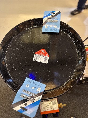 Paella pan 50cm and burner - pan,