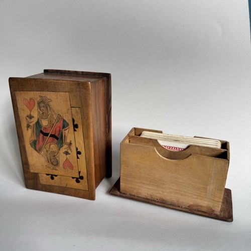 Sorrento ware card box - ware, hand