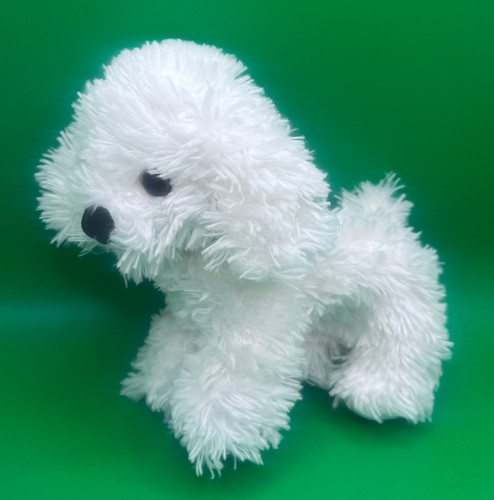 White russ berrie dog - berrie,