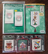 Lot of 5 Cross Stitch