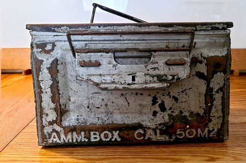 Vintage ammunition box cal - ammunition,