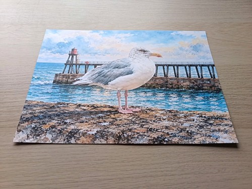 Seagull watercolour print - seagull,
