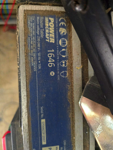 Power craft 1646 - 1646, table