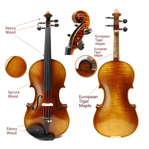 New violin made - new,