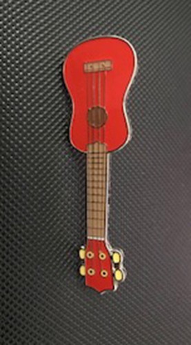 Ukelele guitar red - ukelele, enamel