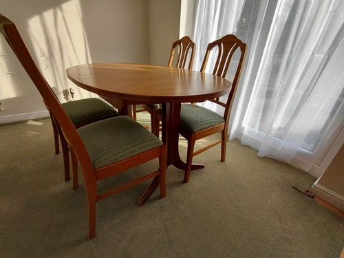 Oak dining table - , 4
