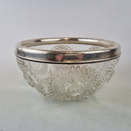 Antique silver rimmed deeply - antique,