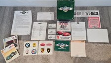 Vintage classic car collectors boxed set of information/ specification cards
