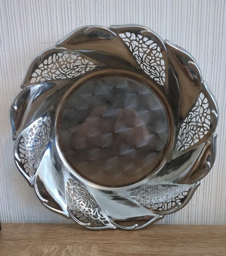 Vintage retro chrome fruit - vintage,