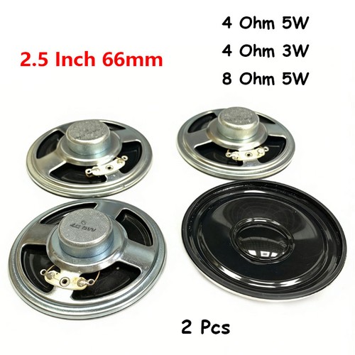 Pcs inch 66mm 8 ohm - ohm, 4