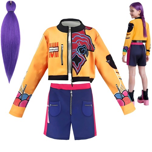 Girls rumi costume with hair - girls,